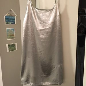 Silver Silence + Noise urban outfitters dress